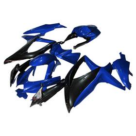Fwk8-90 Wynmoto #spscnfwu Fairing Kit For Suzuki Gsxr600 Gsxr750 K8 2008 2009 2010 Abs Bodywork Black Blue