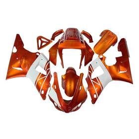 Fwr11998-47 Wynmoto #dxfd 59 Candy Orange White Bodywork For Yamaha Yzf R1 1998 1999 Abs Fairings Injection