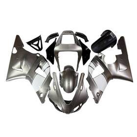 Fwr11998-49 Wynmoto #dxfd 59 Silver White Fairing Kit For Yamaha Yzf R1 1998 1999 Abs Plastic Bodywork Cowl