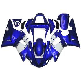Fwr12000-37 Wynmoto #dxfd 59 Injection Bodywork For Yamaha Yzf R1 2000 2001 Abs Fairing Kit Dark Blue White