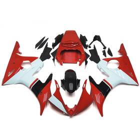 Fwr62003-49 Wynmoto #dxfd 59 Abs Fairings For Yamaha Yzf R6 2003-2005 R6s 06-2009 Fairing Kit Red White Cowls