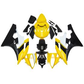 Fwr62006-102 Wynmoto #dxfd 59 Yellow White Fairing Kit For Yamaha Yzf R6 2006 2007 Full Bodywork Abs Fairings
