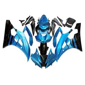Fwr62006-110 Wynmoto #dxfd 59 Plastic Fairing Kit For Yamaha Yzf R6 2006 2007 Blue Black Fairings Abs Bodywork