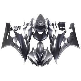 Fwr62006-112 Wynmoto #dxfd 59 Fairing Kit For Yamaha Yzf R6 2006 2007 Glossy Grey Black Bodywork Abs Fairings