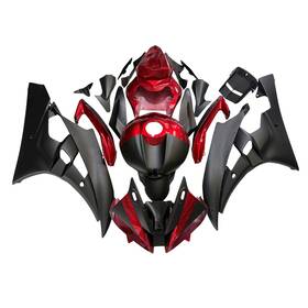 Fwr62006-114 Wynmoto #dxfd 59 Abs Fairing Kit For Yamaha Yzf R6 2006 2007 Gray Candy Red Fairings Bodywork