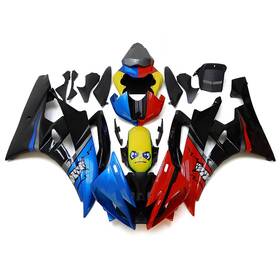 Fwr62006-94 Wynmoto #dxfd 59 Abs Fairing Kit For Yamaha Yzf R6 2006 2007 Bodywork Injection Blue Red Body