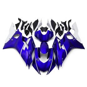 Fwr62017-11 Wynmoto #dxfd 59 Abs Fairings For Yamaha Yzf R6 2017-2021 Fairing Kit Dark Blue White Bodywork