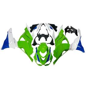 Fwzx6r-2024-07 Wynmoto #dxfd 59 Bodywork For Kawasaki Ninja Zx6r 2024 2025 Abs Plastic Fairings Green White Blue