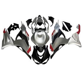 Fwzx6r-2024-09 Wynmoto #dxfd 59 Abs Bodywork For Kawasaki Ninja Zx6r 2024 2025 Matte Silver Red Plastic Fairings
