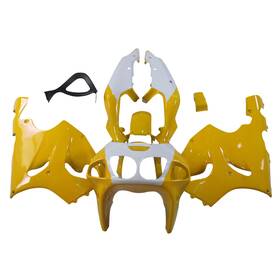 Fwzx7r-1996-22 Wynmoto #dxfd 59 Abs Fairings For Kawasaki Ninja Zx7r 1996 97-2003 Bodywork Yellow White Body Kit