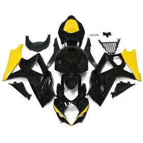 Wynmoto Gsxr1000-07-15 #nand Full Bodywork For Suzuki Gsxr1000 K7 2007 2008 Fairings Black Yellow Body Kits