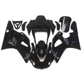 R11998-11 Wynmoto Gloss Black Plastic Fairings Bodywork Kit For Yamaha Yzf1000 R1 1998 1999 98 99