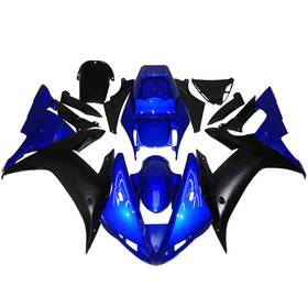 R12002-5 Wynmoto #nand Abs Bodywork For Yamaha Yzf R1 2002 2003 Blue Black Injection Bodykit Fairings