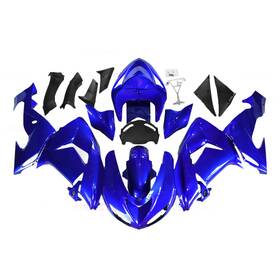 Wynmoto Zx10r 2006-34 #dxfd 59 Fairing Kit For Kawasaki Ninja 2006 2007 Dark Blue Fairings Abs Bodywork