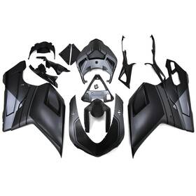 Fw1098-2007-49 Xenparts #xe1 Bodywork Fairings For Ducati 1098 848 1198 2007 2008-2012 Fairing Kit Black Gray