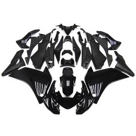 Fwcbr250r11-26 Xenparts #xend Bodywork For Honda Cbr250r 2011 2012 2013 2014 Abs Fairings Gloss Black Body Kit