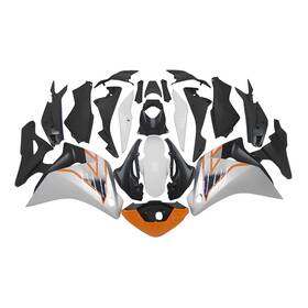 Fwcbr250r11-29 Xenparts #xe1 Bodywork Fairings For Honda Cbr250r 2011 2012 13 2014 Fairing Kit Orange Silver