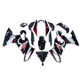 Fwer-6f Xenparts 09-20 #xend Black Silver Red Body Kits For Kawasaki Ex650c Ninja 650r 2009-2011 Fairing Kit