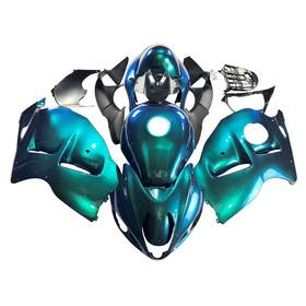 Fwgsxr1300-97-103 Xenparts #xe1 Full Bodywork Fairings For Suzuki Gsxr1300 Hayabusa 1997-06 2007 Chameleon Green