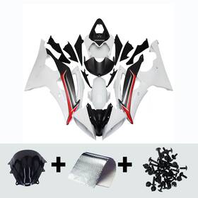 Fwr62008-124 Xenparts #xend White Black Red Fairings For 2008-2016 Yamaha Yzf R6 Fairing Kit Abs Body Kits