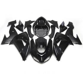Fwzx10r-2006-40 Xenparts #xe1 Full Bodywork Fairings For Kawasaki Ninja Zx10r 2006 2007 Abs Fairing Kit Black