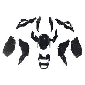 Grom-16-06 Xenparts #xe1 Full Bodywork Fairings For Honda Grom 125 2016-2020 Abs Fairing Kit Gloss Black