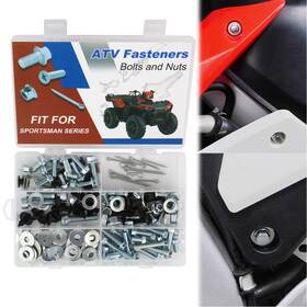 Xihwfbt00750-11 Xitomer 160pcs Full Frame Skid Plate Bolts Kit Fit For Polaris Sportsman 550 2011-2013