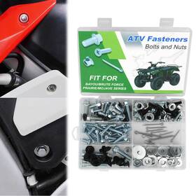 Xihwfbt00750-20 Xitomer Fit For Kawasaki Bayou 400 1993-1999 Plastic Body Frame Fender Bolts Kit Xihwfbt00750-20 Xitomer Fit For Kawasaki Bayou 400 1993-1999 Plastic Body Frame Fender Bolts Kit
