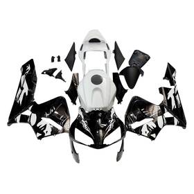 Xly 009807674548 Abs Plastic Fairings For Cbr 600rr 2003 2004 Honda Bodywork Black White Cowl Kit