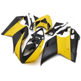 1098-2007-17 Xly #xly2011 Yellow Black Fairings Kit For Ducati 1098/848/1198 2007-2012 Injection Bodywork