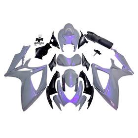Xpro Fwk6-142 #xpro Chameleon Gray Purple Fairing Kit For Suzuki Gsxr600 Gsxr750 2006 07 K6 Bodywork