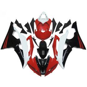 Fwr62008-128 Xpro #xpro 12.26 Red Black White Abs Fairing Kit For Yamaha R6 2008 - 2016 10 12 14 15 Body