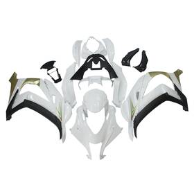 Fwzx10r-2016-23 Xpro #xpro 11.18 White Abs Fairings Kit For Kawasaki Zx10r 2016 2017 2018 2019 2020 Bodywork