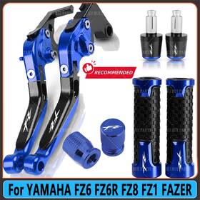 Xurui Parts Fz6 Fz6r Fz8 Fz1 Blue- Brake Clutch Lever Handle Grips Ends New For Yamaha Fazer