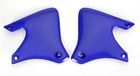 Ya03832089 Ufo Plastics Radiator Shrouds Reflex Blue Fits Yamaha