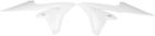 Ya04838-046 Ufo Plastics Radiator Covers White