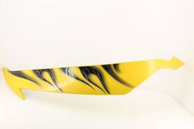 13s-w283v-k0-pa Yamaha 2014 Yzf R6 Team Oem Yellow Right Front Upper Mid Side Fairing