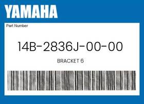 14b-2836j-00-00 Yamaha Genuine Bracket 6 -