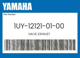 1uy-12121-01-00 Yamaha Genuine Valve Exhaust -