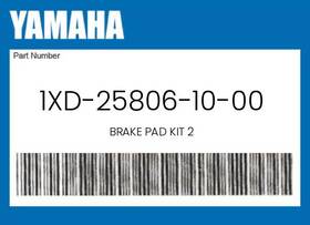 1xd-25806-10-00 Yamaha Genuine Brake Pad Kit 2 -