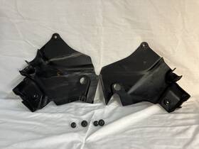 2171e Yamaha 00 2006 Royalstar Xvz300 Black Frame Neck Cover Set