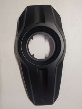 27d-241b1 Yamaha Stryker Xvs1300 Fuel Gas Cap Tank Trim Bezel Cover Molding Flat Black