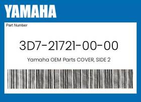 3d7-21721-00-00 Yamaha Genuine Cover Side 2 -