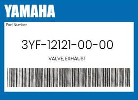 3yf-12121-00-00 Yamaha Genuine Valve Exhaust -