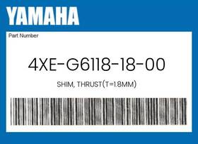 4xe-g6118-18-00 Yamaha Genuine Shim Thrust T 1.8mm -