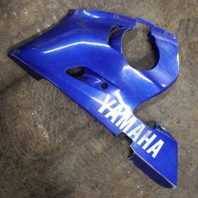 5eb-y2808-30-p0 Yamaha R6 Yzf 600 Lower Frame Cover Fairing Belly Cowl Blue Left 5eb-y2808 99-02