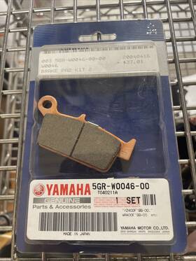 5gr-w0046-00 Yamaha Oem Brake Pad Nip