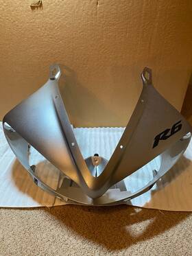 5sl-y283g-20-p2 Yamaha Yzf R6 Body Front Upper 1 - Nos And Beautiful