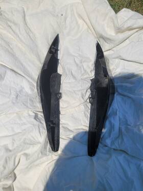 5vx-y2171-k0-00 Yamaha 04-07 Fz6 Rear Back Left Right Tail Fairings Cowls Shrouds Oem