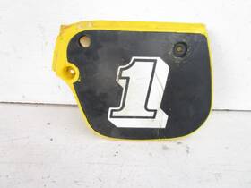 5x4-21711-00-98 Yamaha 82 Yz 125 Yz125 J Left Side Cover Number Plate 1982